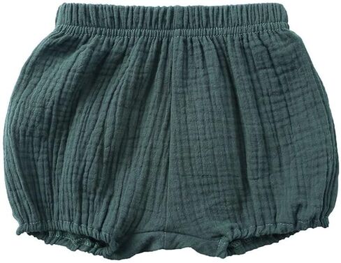LNICEAR Toddler Baby Girls Boys Shorts Cotton Linen Blend Solid Color Bloomers Loose Harem Shorts in Saudi Arabia