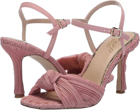 Jewel Badgley Mischka Hydee Pleated Stiletto Sandal in Saudi Arabia