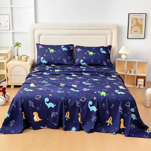 MICORAL Kids Twin Sheet Set Wild Animal, 3 Pieces Sheets for Boys & Girls, Soft Printed Microfiber Bed Sheets, Deep Pocket Cozy Toddler Bedding Set in Saudi Arabia