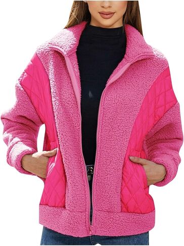 Women's Autumn And Winter New Fashionable Long Sleeved Cardigan Zipper Splicing Women's Coat Fashion Style Women in Saudi Arabia