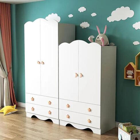 6 Pieces Furniture Handles,Stars,Moons,Clouds Cartoon Drawer Handles,Wooden Wardrobe Door Pulls Handles,Kids Knobs,with Screws,for Bedroom Living Room Study Room,Clouds in Saudi Arabia