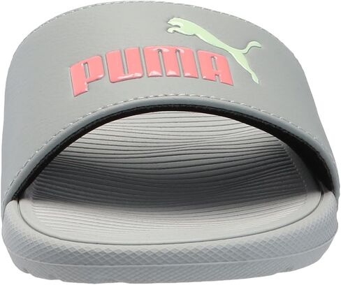 PUMA Women's Cool Cat Slide Sandal, Black-Black, 8 in Saudi Arabia