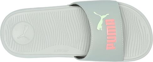 PUMA Women's Cool Cat Slide Sandal, Black-Black, 8 in Saudi Arabia