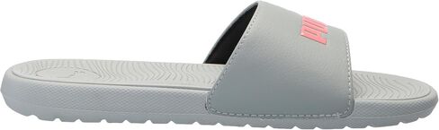 PUMA Women's Cool Cat Slide Sandal, Black-Black, 8 in Saudi Arabia