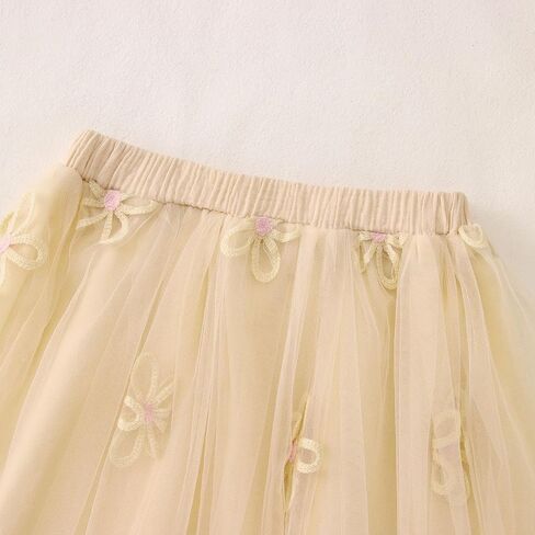 Sofeon Toddler Girl Girl Onderfit Flower Flower Thank Tank Top Tutu Skirt 2-7t Birthday Party Flower Tulle Skirt Set in Saudi Arabia