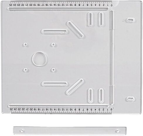 Precisions Marble Edges Machine Base 28x25cm Stable Quick Setups & Dismantle Acrylic Base for Home & Constructions in Saudi Arabia