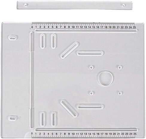 Precisions Marble Edges Machine Base 28x25cm Stable Quick Setups & Dismantle Acrylic Base for Home & Constructions in Saudi Arabia