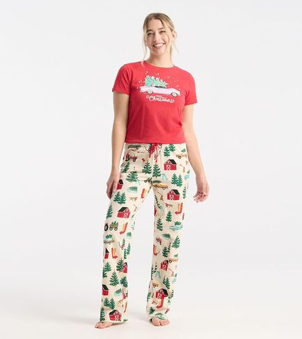 Little Blue House by Hatley Women's Pajama Pants, Nautical Whales, Large in Saudi Arabia
