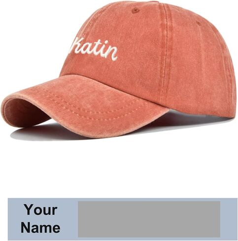 Personalized Toddler Hat for Boys Girls, Custom Name Baseball Cap Embroidery, Personalized Gift Trucker Hat for Kids Adults in Saudi Arabia