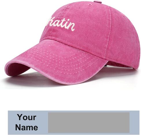 Personalized Toddler Hat for Boys Girls, Custom Name Baseball Cap Embroidery, Personalized Gift Trucker Hat for Kids Adults in Saudi Arabia