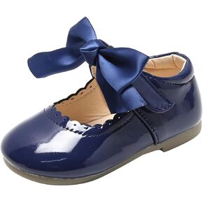 Baby Girls Mary Jane Shoes Toddler Cute Ballerina Ballet Flats Flower Girl Dress Shoes Wedding Party School Shoes