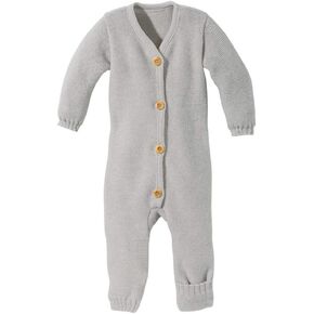 100% Organic Merino Wool Knitted Overall Romper Baby Newborn 362
