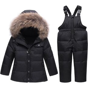 Clothes for Baby Boys Girls Infants Thickened Warm 1 6 Years Old Solid Color Down Jacket Suit Kid Clothes