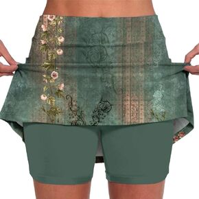aihihe Skirts for Women 2024 Elegant Black Spandex Shorts for Women Plus Size Skorts for Women Dressy Casual Petite