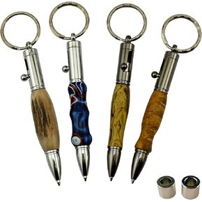 Penn State Industries PKCPMINSS Mini Bolt Action Keychain Pen Kit Starter Package Woodturning Project