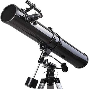HD Astronomical Telescope for Adults & Beginners, 360° Rotating Equatorial Mount, GPS Finder, Fully Coated Optics, Ideal Deep Sky and Star Viewing