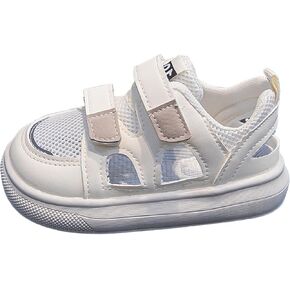 Girls Sandals Toddler Summer Shoes Closed Toe Two Adjustable Hook and Loop Strapped Sport Sandal Kids Breathable