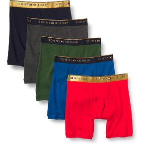 Tommy Hilfiger men's Multipack Cotton Classics Boxer Briefs underwear, Black Navy Grey, X-Large US in Saudi Arabia