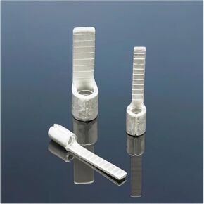 Non Insulated Blade Terminal Electrical Wire End Naked Needle Crimp Connector Pure Copper Cold Press Terminal Use for AWG22-6(50Pcs DBNB5.5,16mm Length)