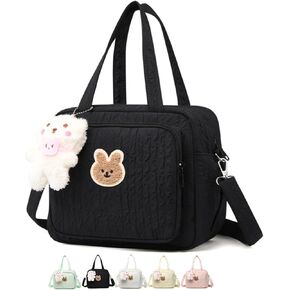Diaper Bag Large Capacity Travel Mommy Crossbody Bag with Insulated Bottle Pockets for Baby Essentials