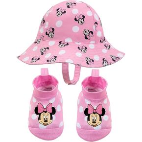 Disney Minnie Mouse Pink Sunny Fun Swim Hat and Booties Set - 0-12 Months