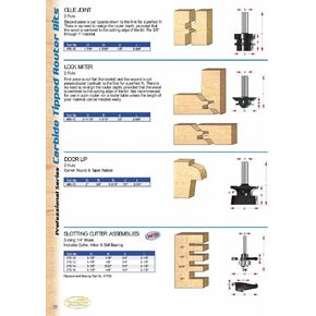 Timberline - 1/4 Kerf 3 Wing Slotting Assm. (270-16)