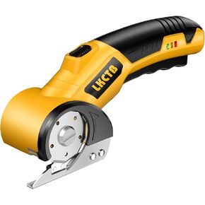 Electric Scissors, Cardboard Cutter, With LED Light, High-Efficiency Brushless Motor, 2000mAh Battery, Tungsten Steel Blade, Suitable for Cloth, Cardboard, Leather, Carpet