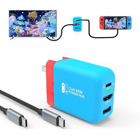 Basicolor Switch Dock 65W Blue