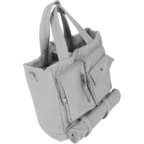 Hilitand Diapers Bag Shoulder Bag, Large Capacity, Insulated Design, Adjustable Strap for Travel with Practical Diaper Changing Pad