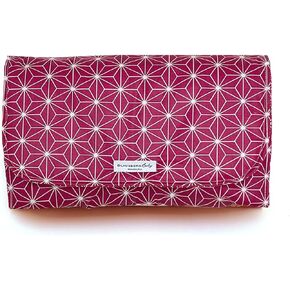 كيس تغيير كيس قابلة للغسل قابلة للغسل على مواد GO OEK-TEX معتمدة مصنوعة في ألمانيا Happy Star Red ، Rose