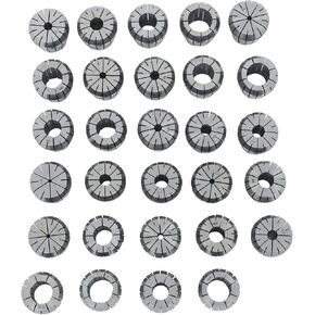 kimllier 29Pcs Alloy Steel ER40 Spring Collet Set 1/8-1 Inch Fit for CNC Milling Lathe Tool and Engraving Machine