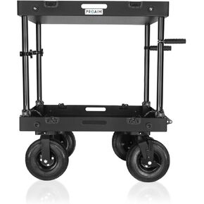 PROAIM Victor Lite 32" Video Camera Production Cart for Film/Studio/Stage/DIT/Sound/Lighting. Ergonomic Handles. Payload up to 200kg/440lb