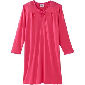 Silvert's Adaptive Clothing & Footwear Women's No Peek Hospital & Home Care Gown - Pink 3XL