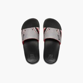 Reef Boy's One Slide (Little Kid/Big Kid) Flying Sharks 4-5 Big Kid M
