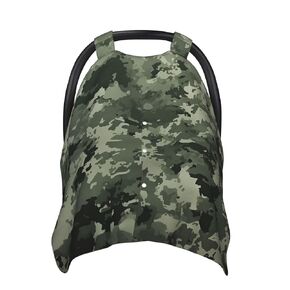 Army Digital Camouflage Baby Car Seat Canopy Cover, Multi Use Breathable Nursing Breastfeeding Covers for Mom Soft Stroller Sun Shade Newborn Shower Gift