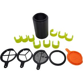 Seestar S50 Dew Shield Premium Glow Accessory Kit, Dew Shield, Dust Cap, Bahtinov Focus mask, Diffraction Spike Masks, Adapter, Tripod Glow Rings Best Seestar Accessory Kit (S50PremGlowORNG)