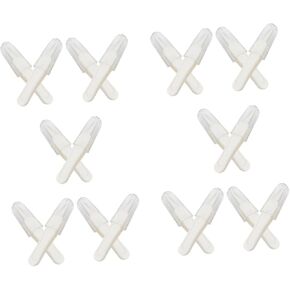 20pcs أنف ملقطات لطيفة الأذن الشمع أداة لتنظيف الأنف لويت بنت آمنة نصائح مستديرة لتصميم مريح للجلد الرقيق لاستخدامه سهلة المحمولة