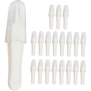 Vaguelly 20pcs Precision Tweezers with Skid Grip for Gentle Nose Cleaning Versatile Ear Wax and Navel for Boy Girl Easy to Hold and Reliable Cleaning Tool