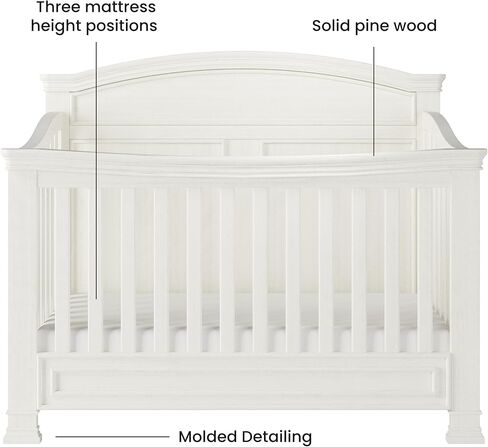 تشمل Crib Westgate Craft Craft ، ومقعد مزدوج ، وصدر ، ومجموعة حضانة منضدة ، 4 قطع ، سريرًا قابلاً للتحويل 4 في 1 ، وصوله إلى الخزانة ، والصدر ، والضمان ، مجمعة بالكامل (تشيلسي رمادي) in Kuwait