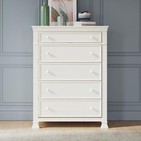 تشمل Crib Westgate Craft Craft ، ومقعد مزدوج ، وصدر ، ومجموعة حضانة منضدة ، 4 قطع ، سريرًا قابلاً للتحويل 4 في 1 ، وصوله إلى الخزانة ، والصدر ، والضمان ، مجمعة بالكامل (تشيلسي رمادي) in Kuwait