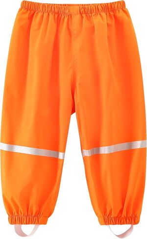 Fewlby Kids' Rain Pants Toddler Waterproof Trousers for Boys Girls in Saudi Arabia