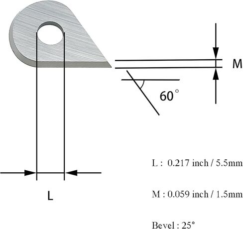 LU&MN PAINT SCRAPER BLADES (ROUND SHAPE) in Kuwait