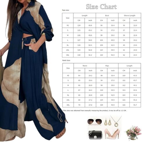 Women's V-Neck Patchwork Printed Top and Pants Commuting Casual Suit Summer Casual Floral Print Top Wide Leg Pant Suit in Saudi Arabia