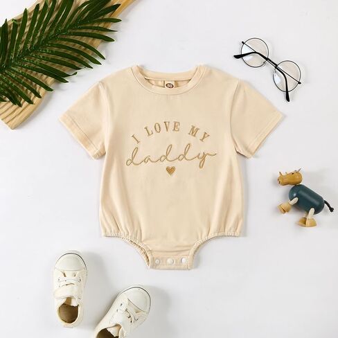 Newborn Outfit Romper, Baby Short Clothes Boy Girl, Spring Summer Gifts for Baby Boys/Girls 0-18M in Saudi Arabia