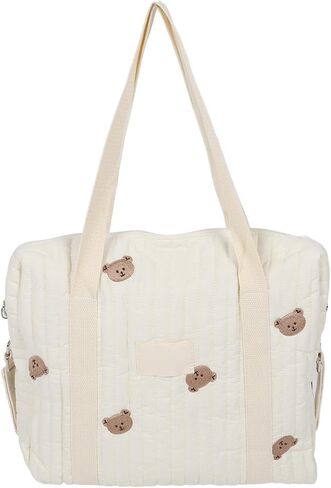 حقيبة حفاضات الطفل ، منظم Cotton Diaper Caddy Caddy ، منظم كبير للحجم المحمولة للسفر (-2011240016912) in Kuwait