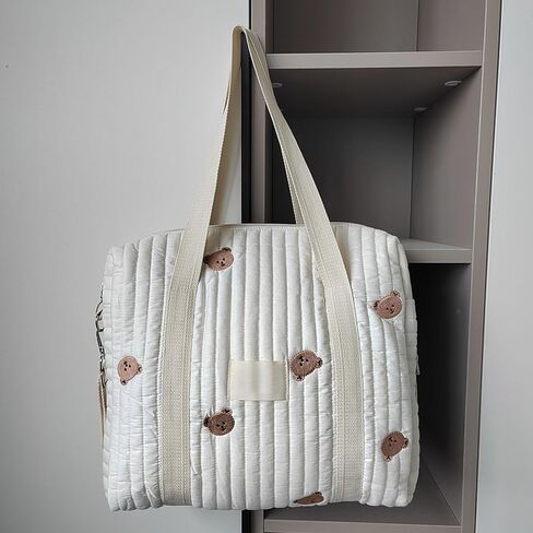 حقيبة حفاضات الطفل ، منظم Cotton Diaper Caddy Caddy ، منظم كبير للحجم المحمولة للسفر (-2011240016912) in Kuwait