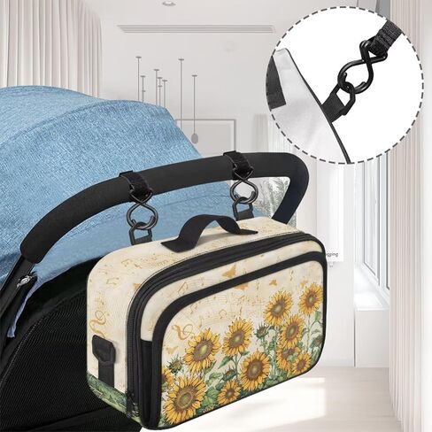 Baby Diaper Caddy Organizer Portable Small Diaper Tote Bag for Stroller Travel Bag Mommy Bag Top Handle in Kuwait