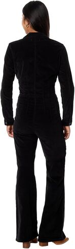 Free People Jayde Cord Flare Jumpsuit Cordovan MD (Women's 8-10) in Saudi Arabia