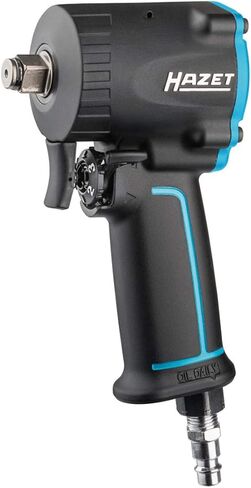 HAZET pneumatic impact wrench 9012M-1 I extra short 3.15 inches, Max. release torque: 885ft-lbs, square 0.49 inches (1/2 inch), operating pressure: 90 psi I compact design in Saudi Arabia