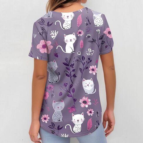HXHYQKP SCRUB TOPS WOMENTY RECKY V NECK PLUS in Kuwait